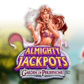 Almighty Jackpots: Garden of Persephone logo by Novomatic SpinoGambino Casino