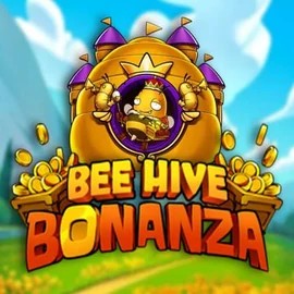 Bee Hive Bonanza slot logo by NetEnt at SpinoGambino Casino