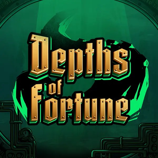Official Slots logo: Depths of Fortune by AvatarUX Studios at SpinoGambino Casino