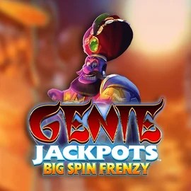 Genie Jackpots: Big Spin Frenzy logo by Blueprint Gaming SpinoGambino Casino