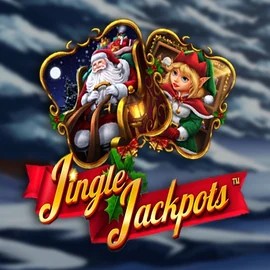 Official Jackpots logo: Jingle Jackpots by Dragon Gaming at SpinoGambino Casino