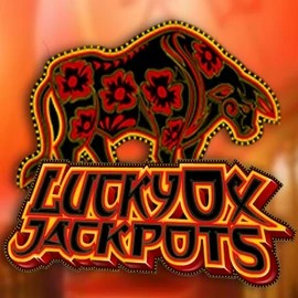 Try Lucky Ox Jackpots slot by Rival on spinogambinoo-au.com – logo image