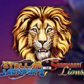 Stellar Jackpots with Serengeti Lions game by Lightning Box Game – logo hosted on SpinoGambino Casino